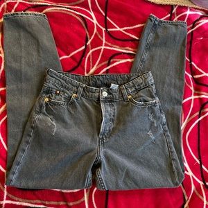 H&M Boyfriend Low waist black jeans